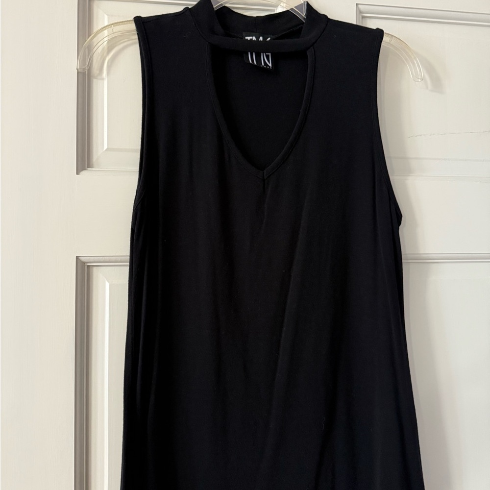 TMG Black Sleeveless Top